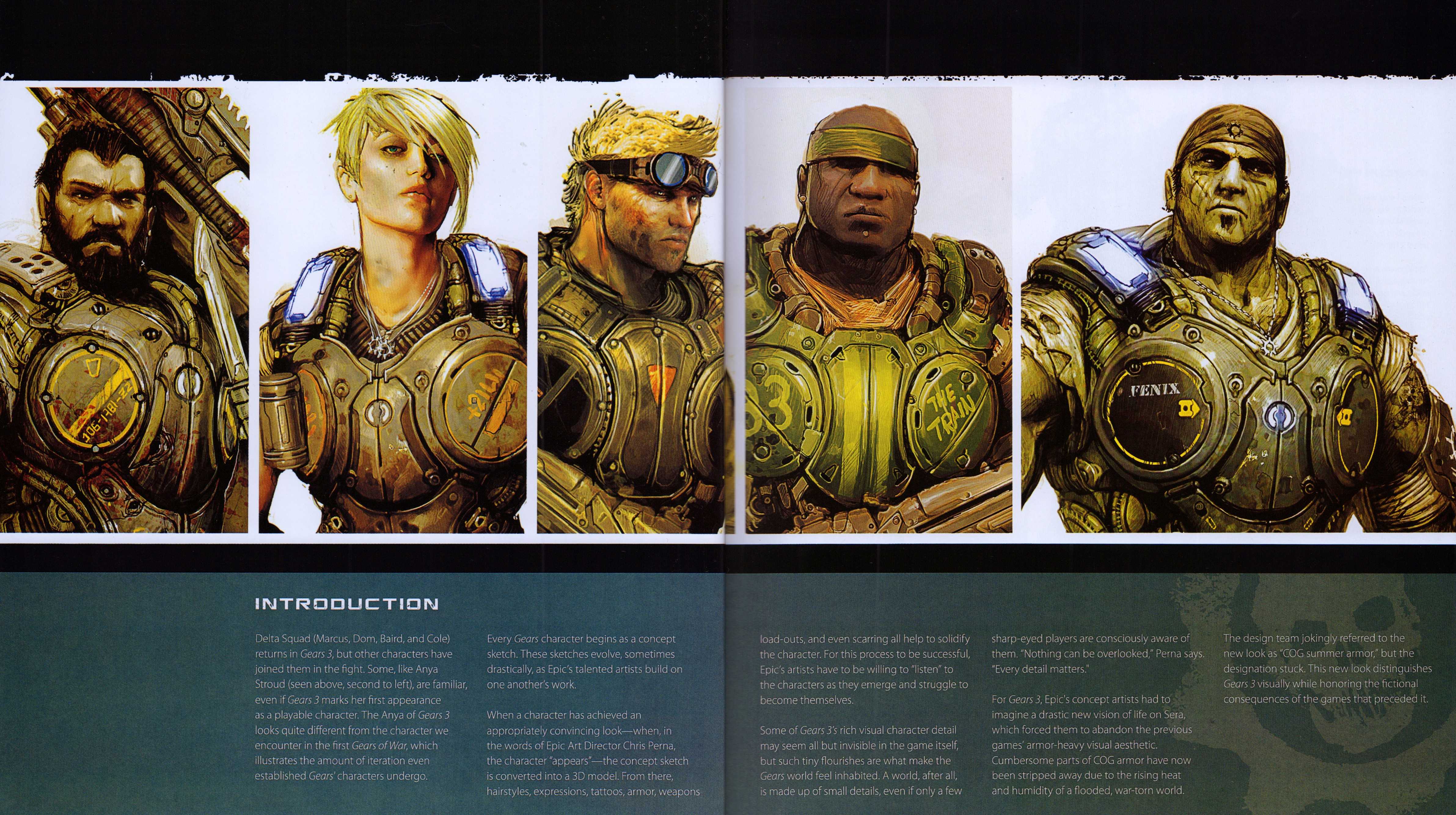 Gears of war 3 Characters 