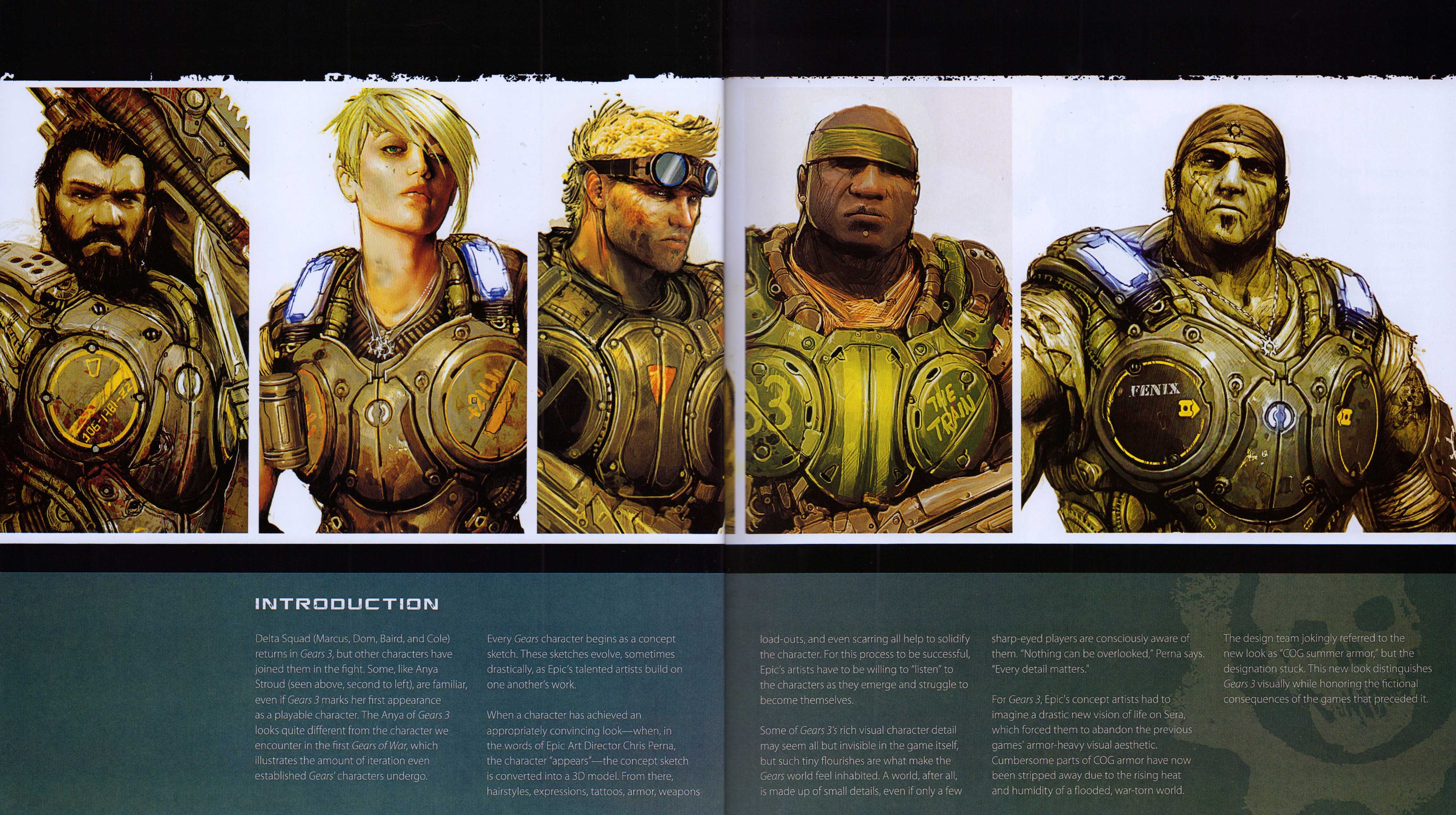 Gears of War  Developer Blog: Characters