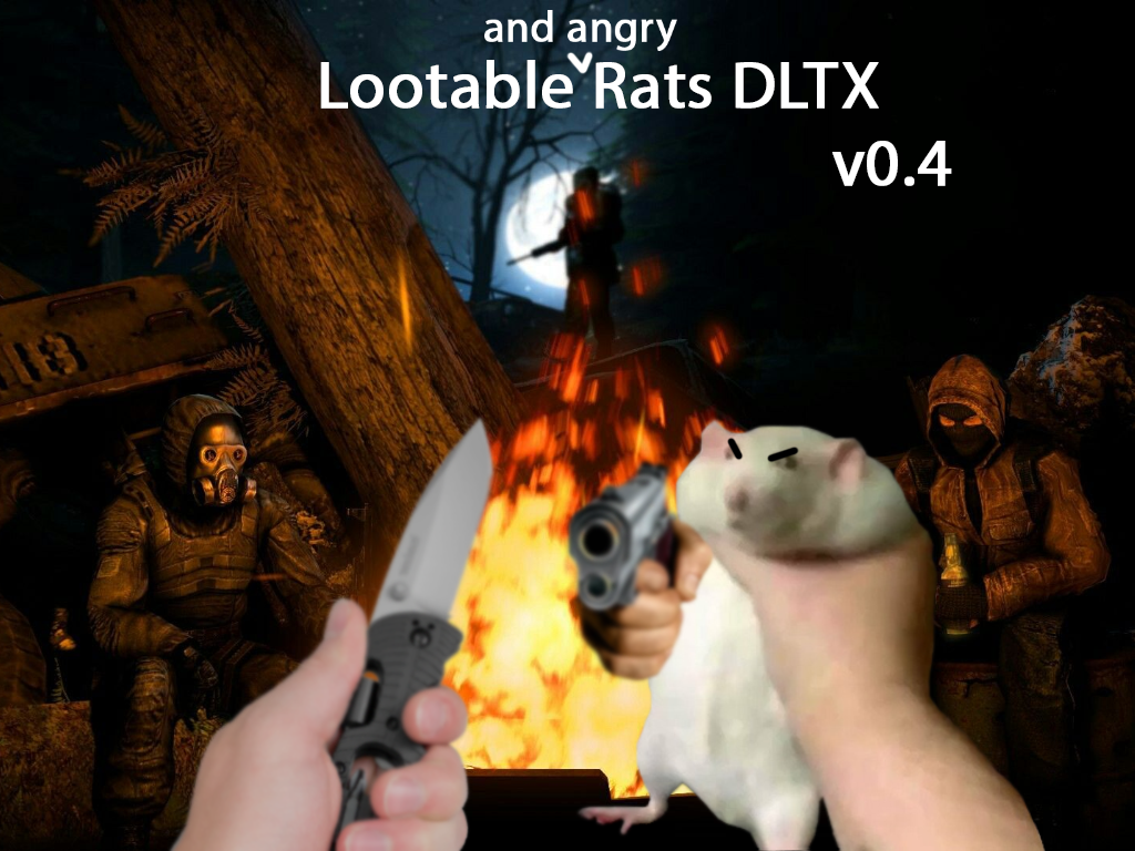 Lootable And Angry Rats v0.4 (DLTX) addon - S.T.A.L.K.E.R. Anomaly mod for  S.T.A.L.K.E.R.: Call of Pripyat - ModDB