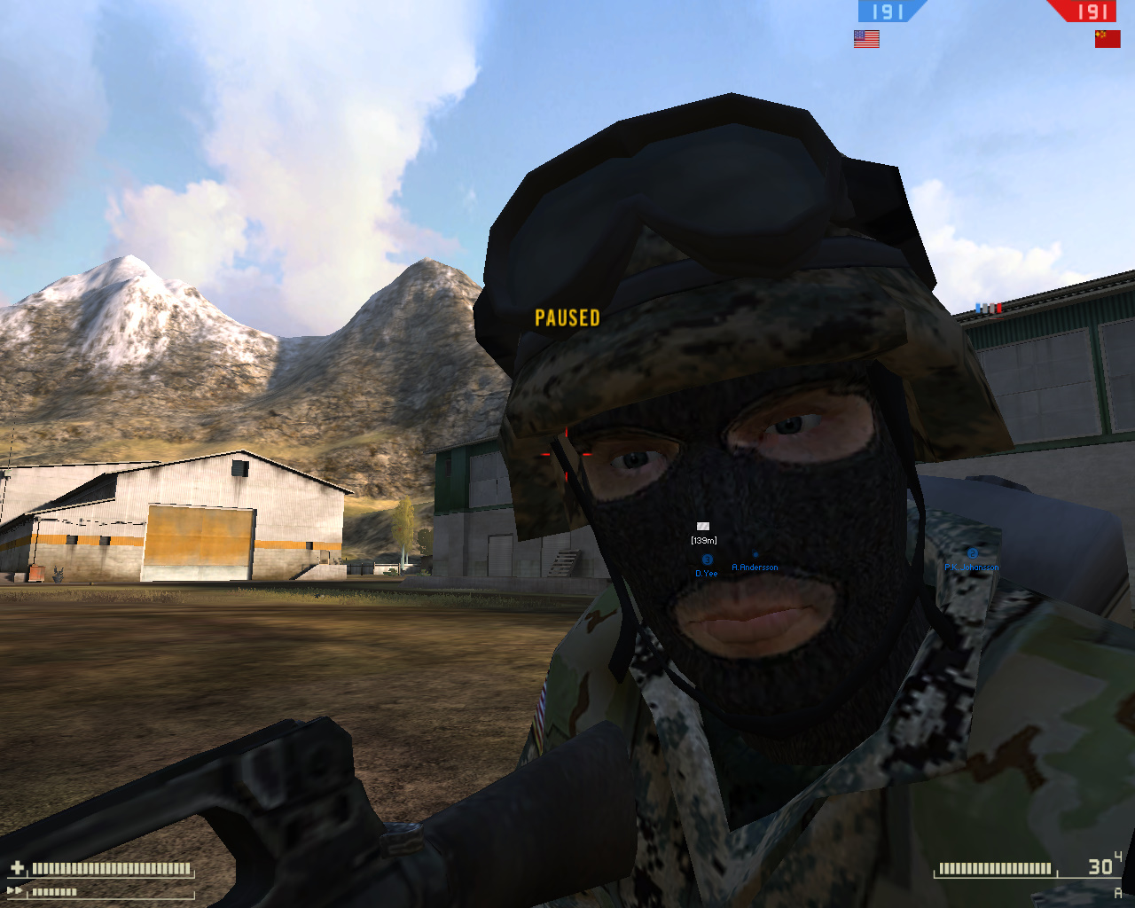 Us Mask Fof light, heavy soldier. addon - Battlefield 2 - ModDB