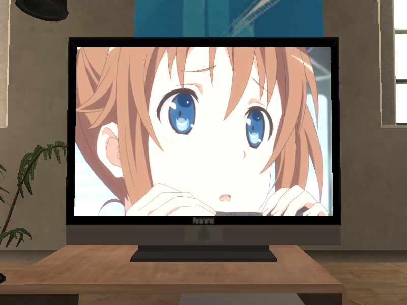 Watchingtv - Anime Girl Watching Tv Transparent PNG - 700x517 - Free  Download on NicePNG