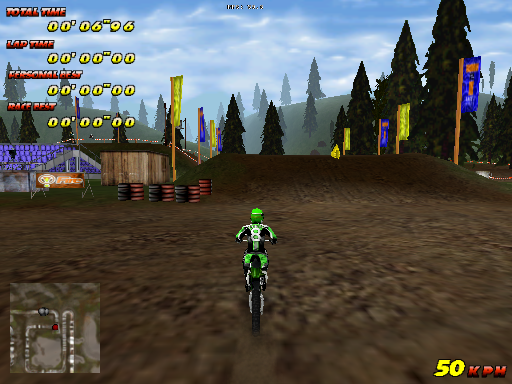 Motocross Mania (PS1 Gameplay) 