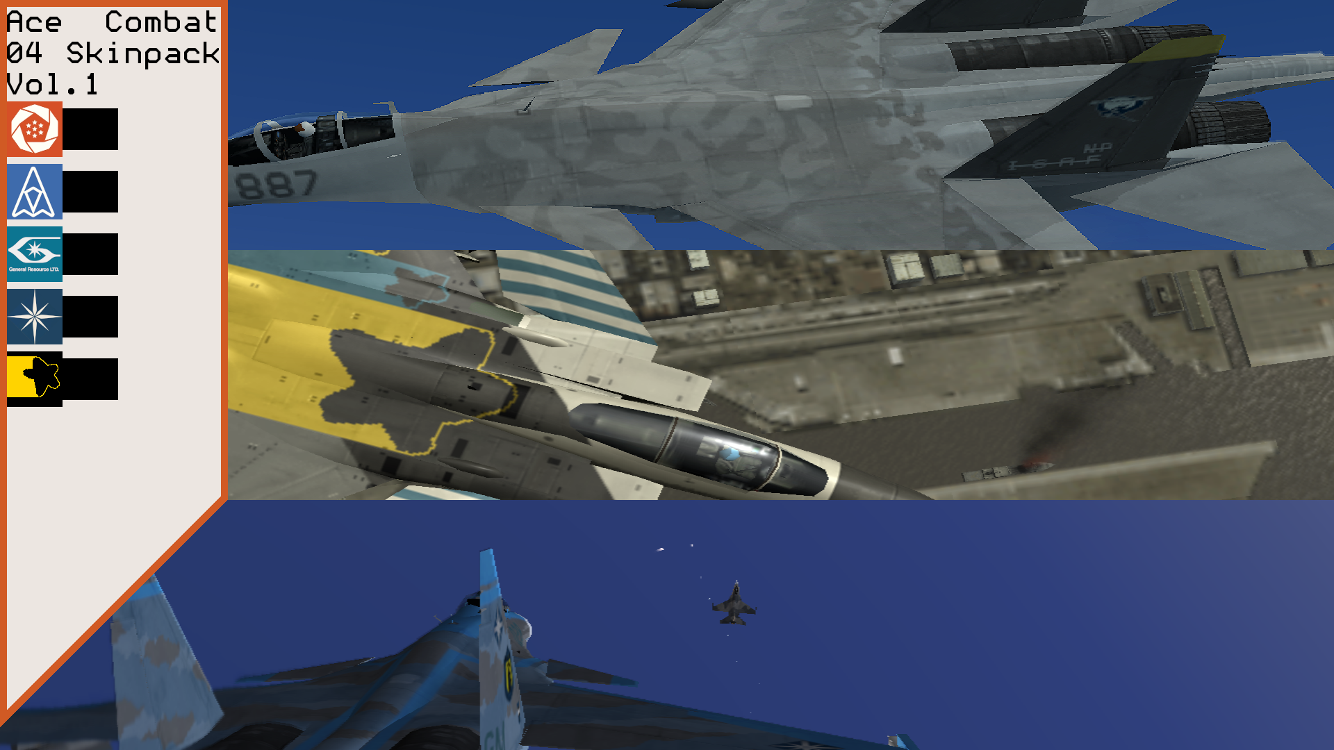 Avis Rapida: Aquila - Yellow 13 (Ace Combat 4) Skin v 2.0.0 - Unlucky 13  Update Skin Mod für Avis Rapida