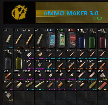 AMMO MAKER 3 0 1 2024 Only EFP 15 January 2024 Updated Addon S T   AMMO MAKER 3.02 