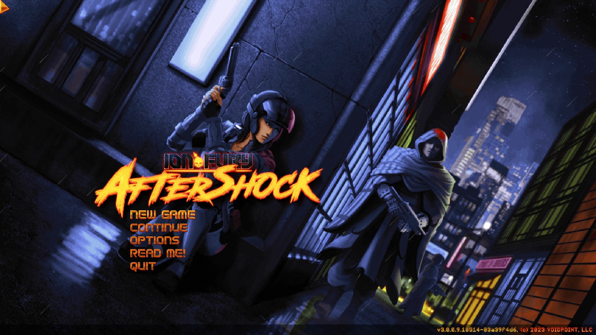 Old Main Menu For The Aftershock Dlc Addon Ion Fury Moddb