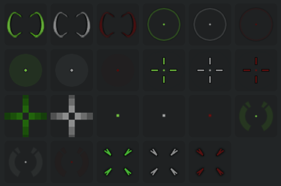 Crosshair pack (Quake live & re-colored default) addon - ModDB