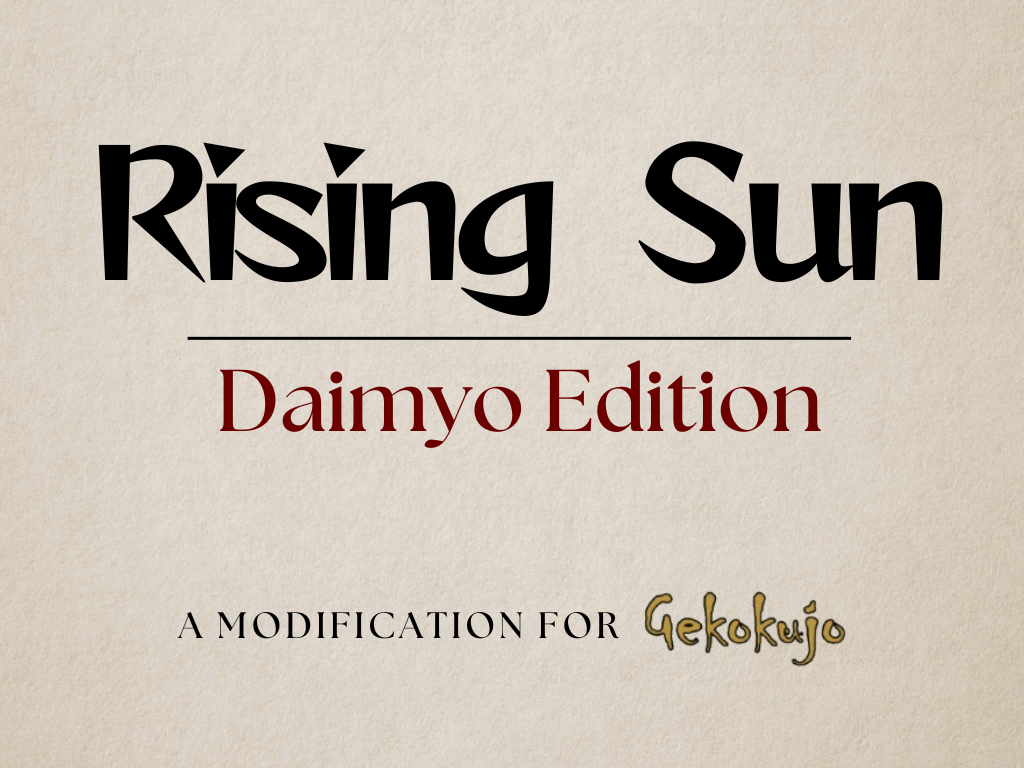 Rising Sun: Bakumatsu - Daimyo Edition Language Pack - Chinese file - ModDB