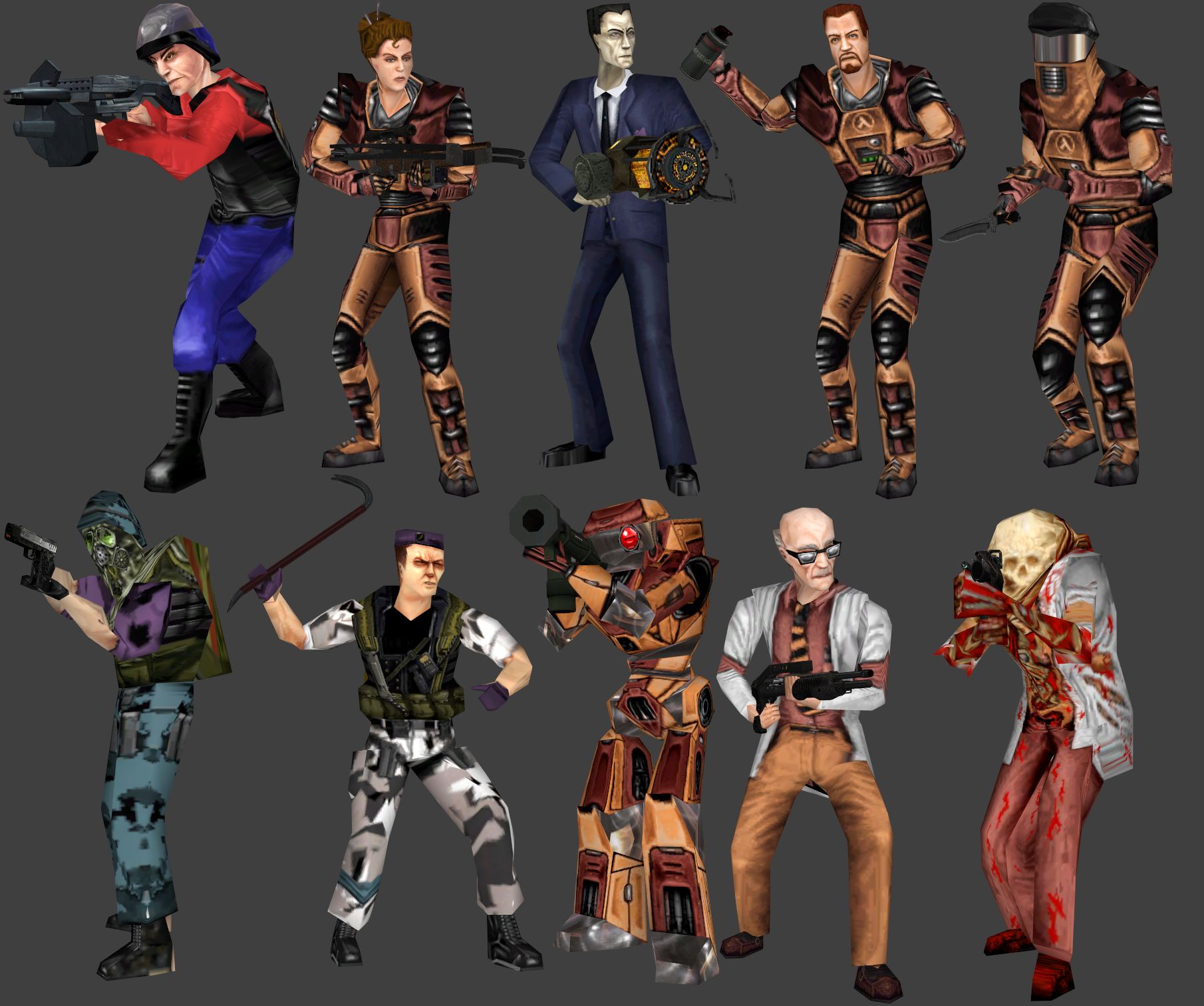 Half Life Deathmatch Source Playermodels Addon ModDB