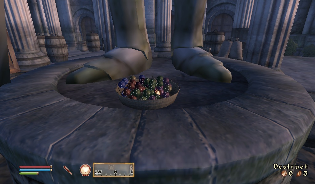 the materia from Final fantasy 7 is added to oblivion. 