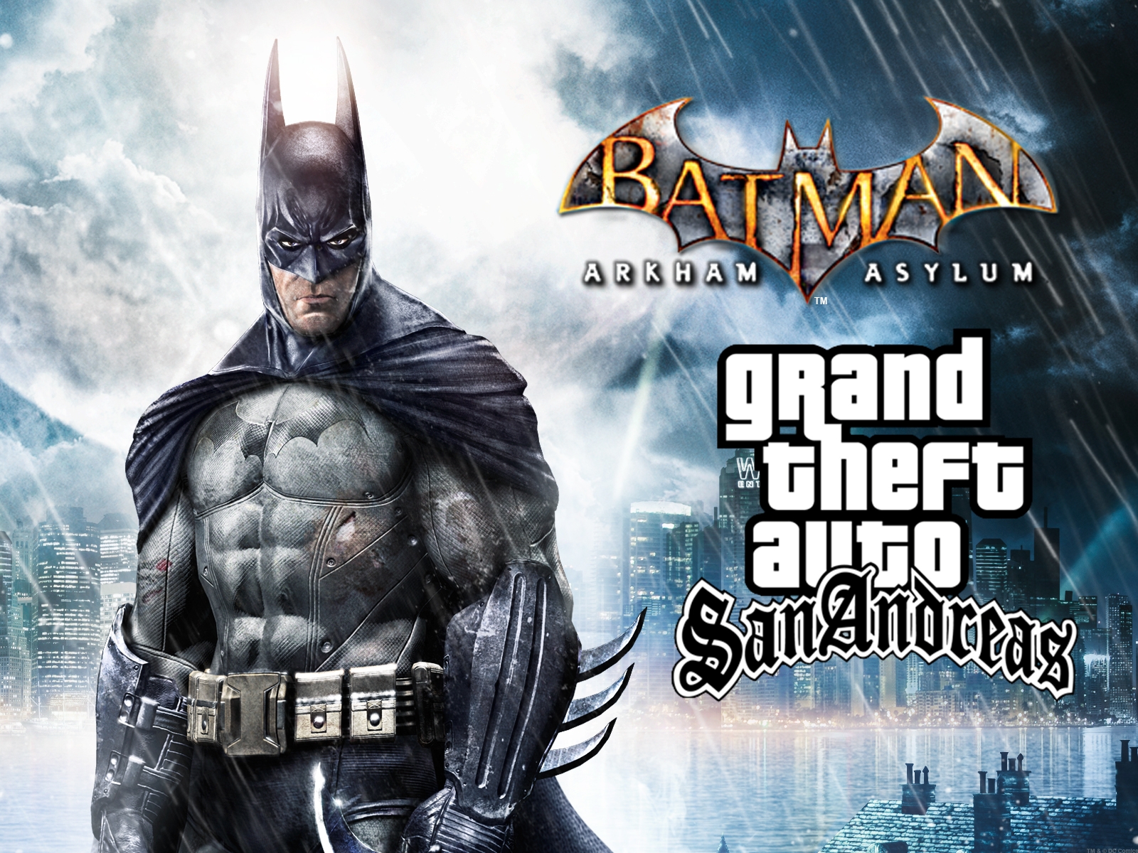 GTA San Andreas Batman (Arkham City Lockdown) Mod 