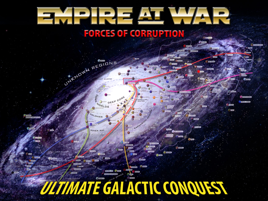 star wars empire at war galactic conquest maps