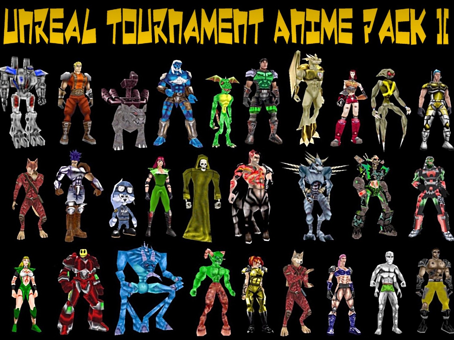 unreal tournament 4 characters