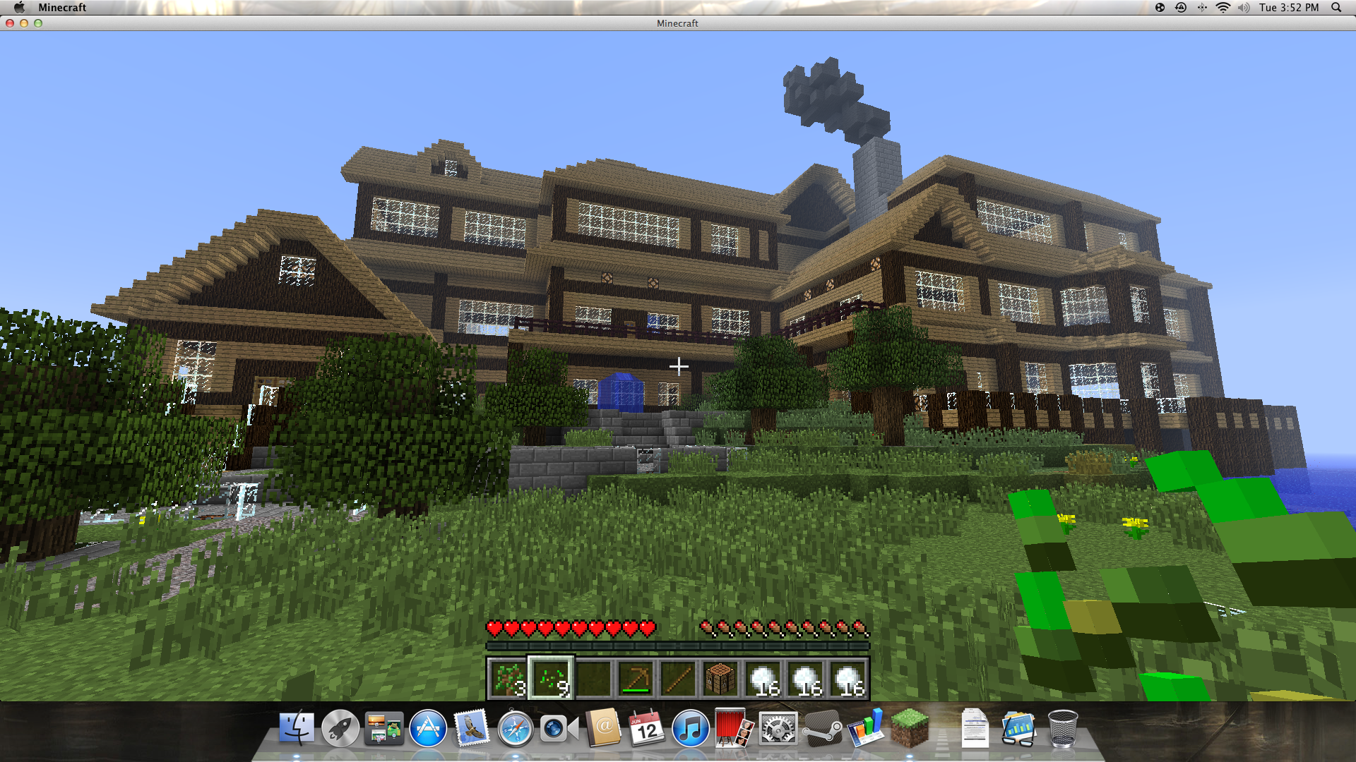 minecraft pe mansion