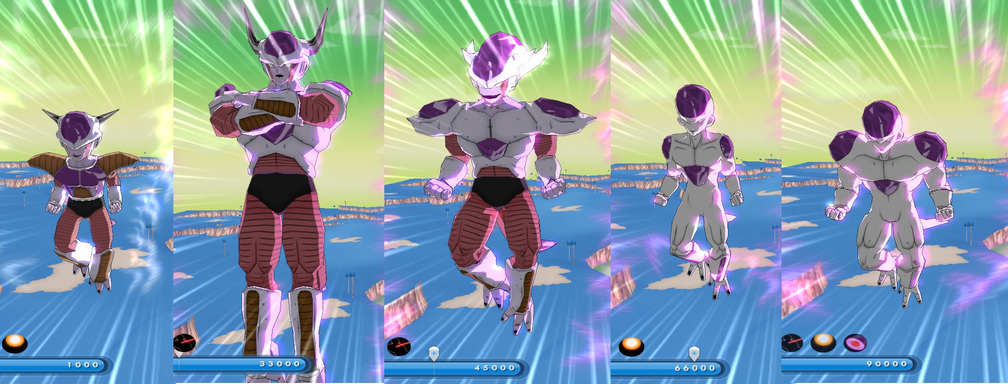 Frieza Transformations 2 