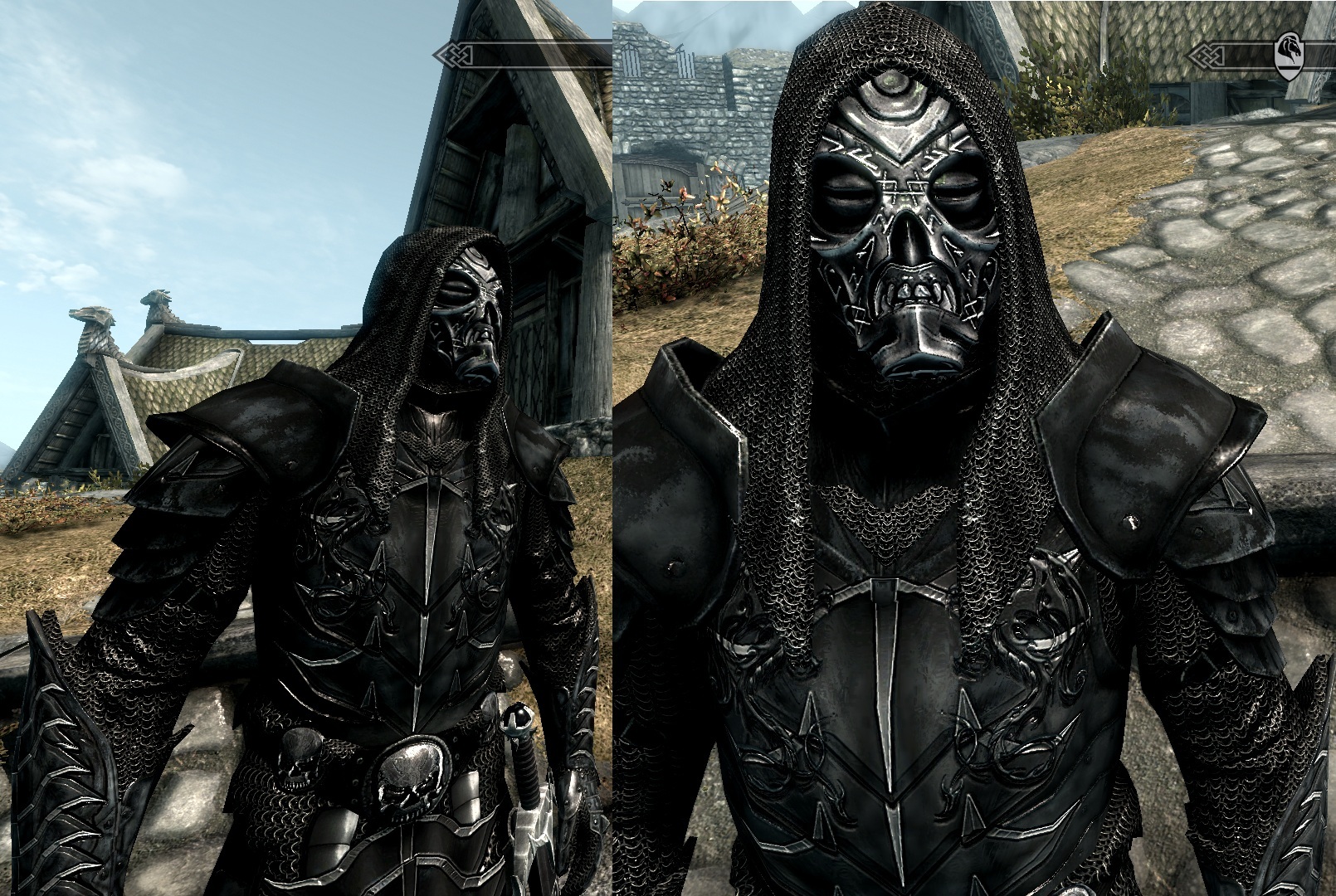 Razor Scale Armor and Mask addon - Elder Scrolls V: Skyrim - Mod