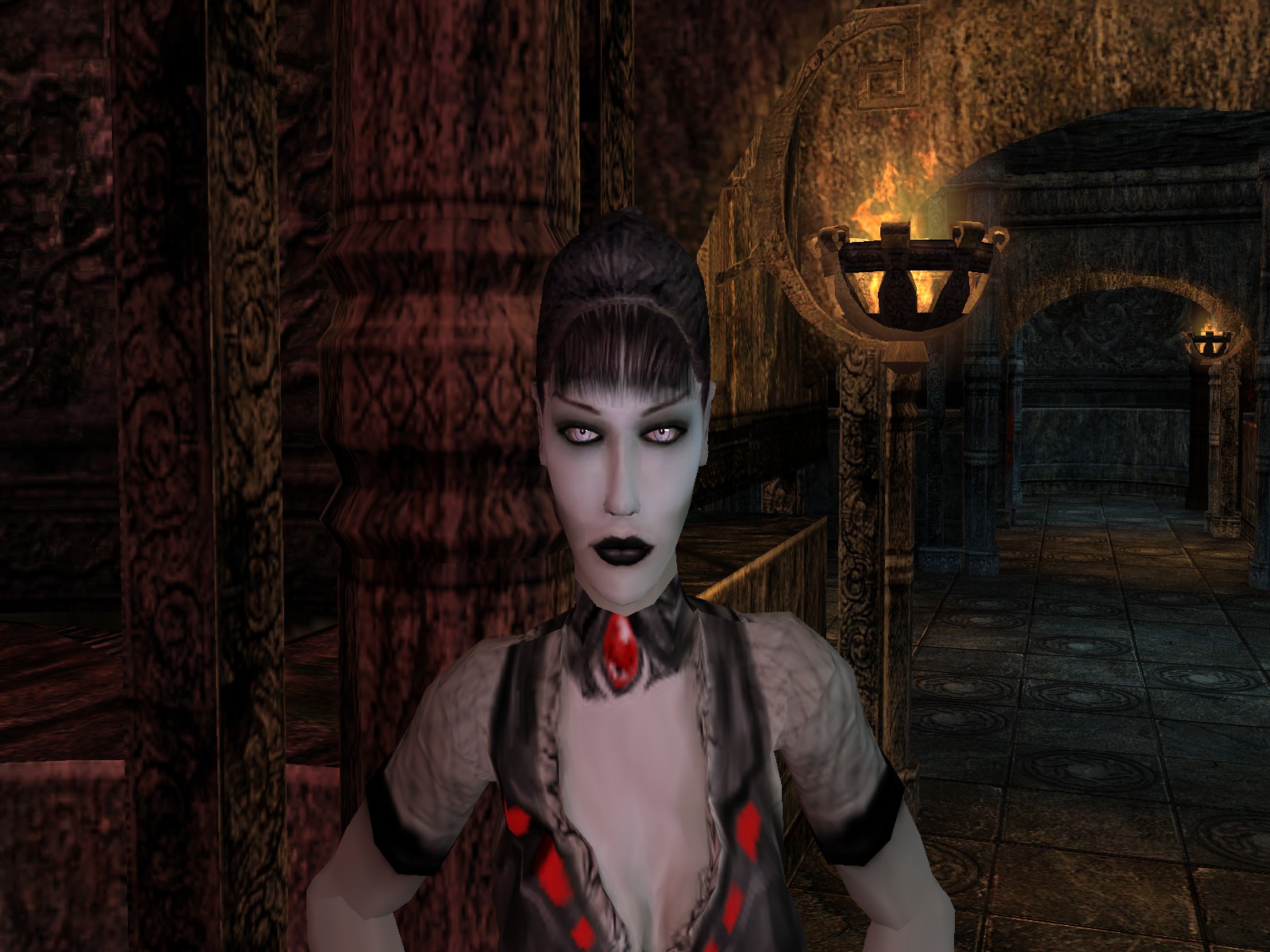 Goth Malkavian Makeup Addon Vampire