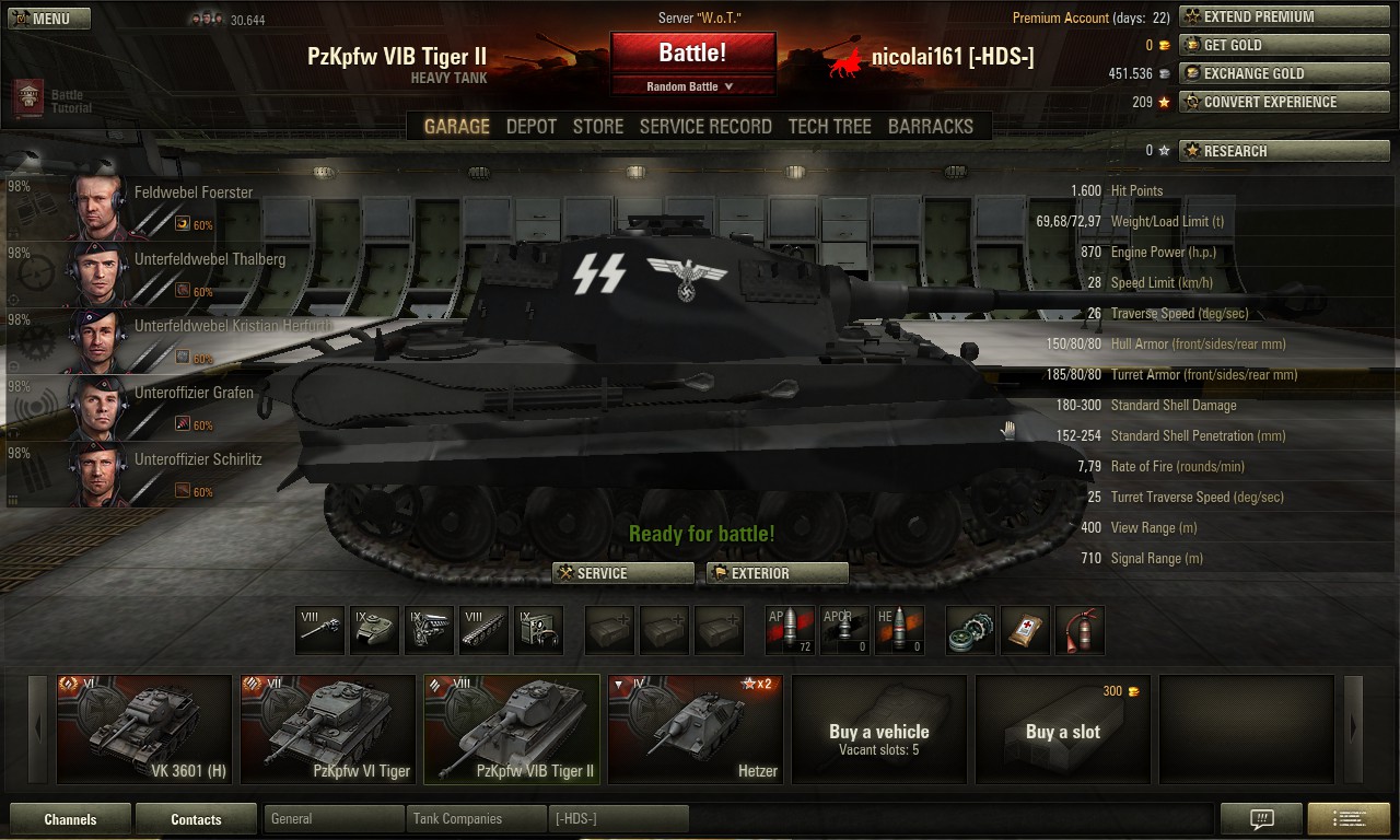 Tiger Ii Black Ss Camo Skin Addon World Of Tanks Mod Db
