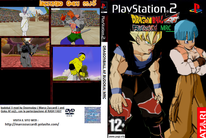 dragon ball z af ps2 iso