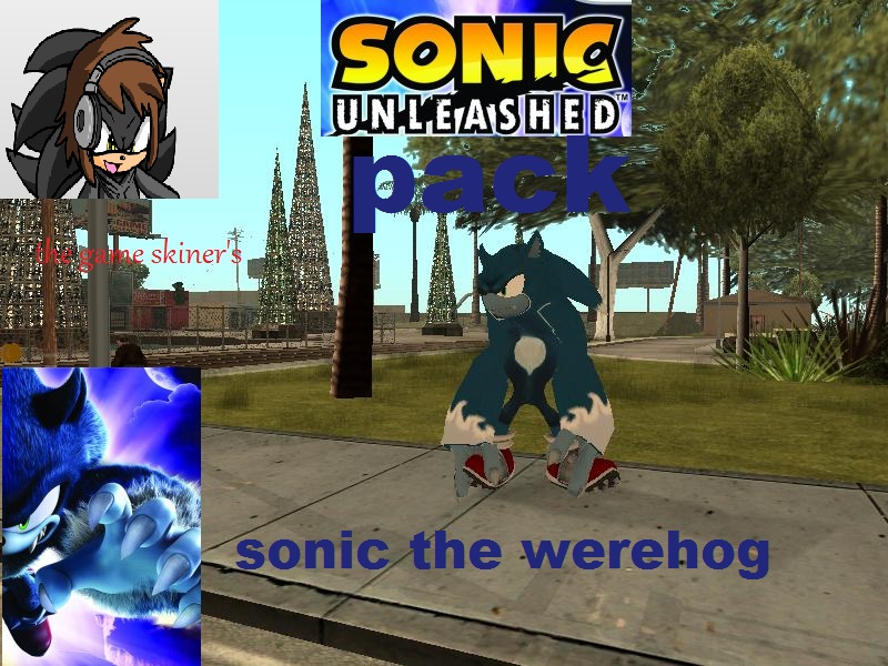 Werehog Sonic [Sonic the Hedgehog (2006)] [Mods]