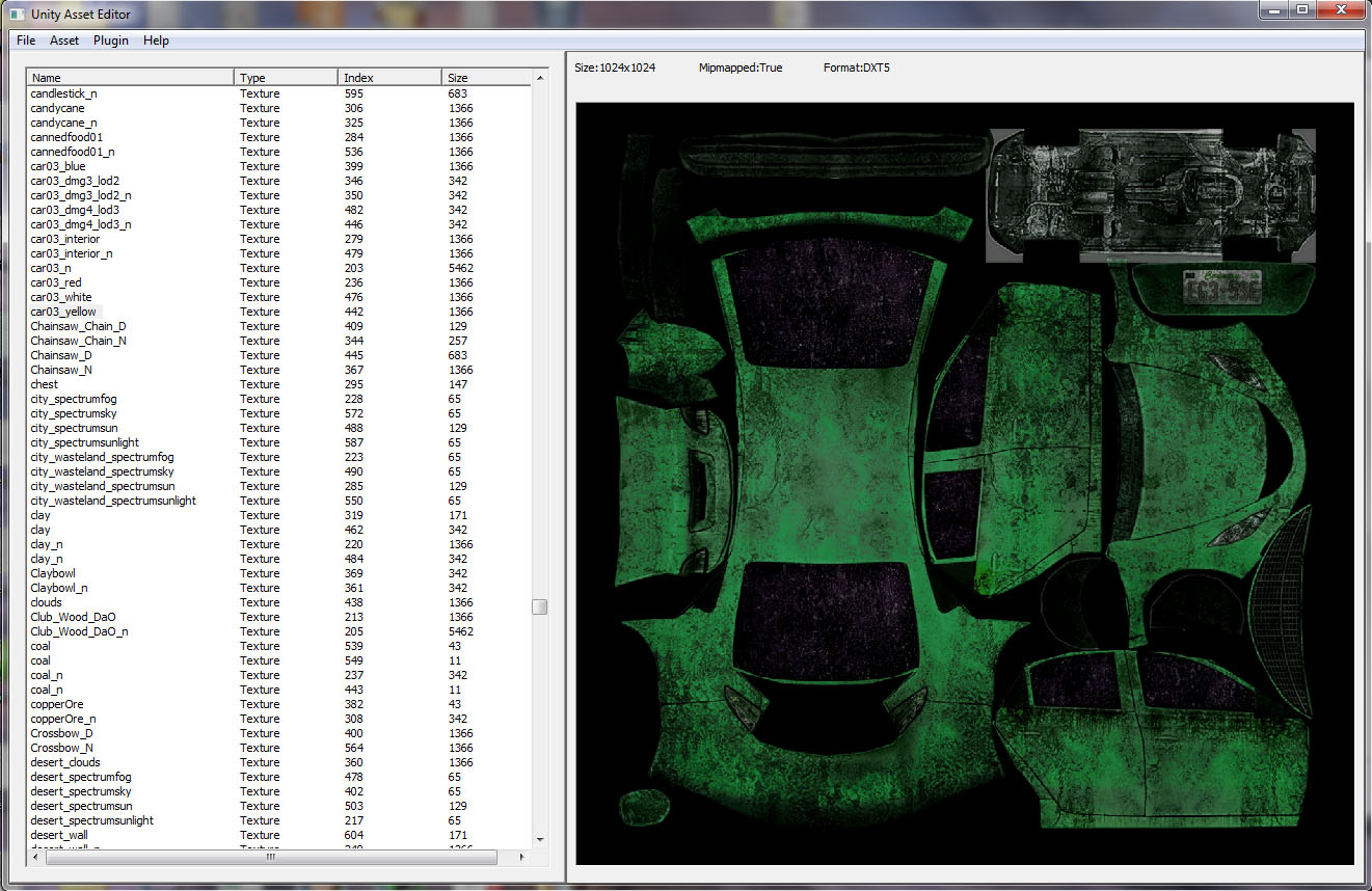 extract data from unity resource assets