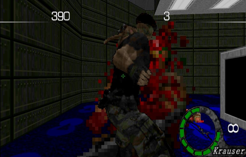 This mod perfectly brings together Resident Evil 4 and Doom