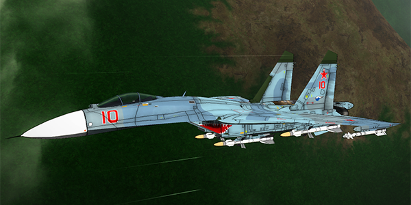 John and Zaku's Su-27 Realistic skin pack addon - Vector Thrust - IndieDB