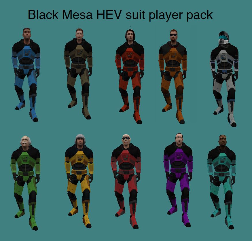 black mesa player models for half life [Half-Life] [Mods]