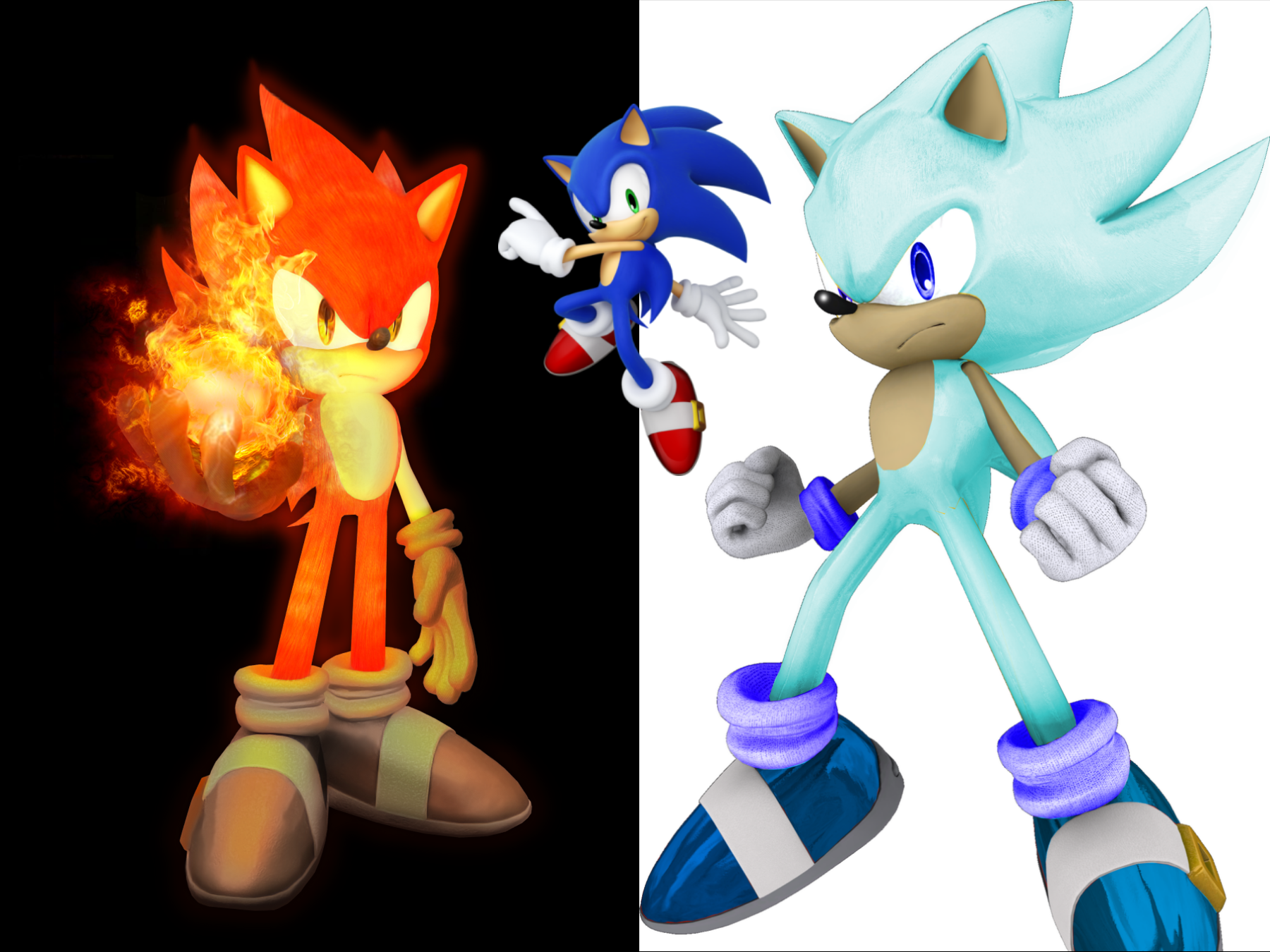 Fire & Ice (Super) Sonic file - Mod DB