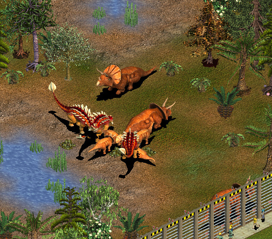 Bigger Triceratops Patch file - No Grass, Please! mod for Zoo Tycoon:  Dinosaur Digs - Mod DB