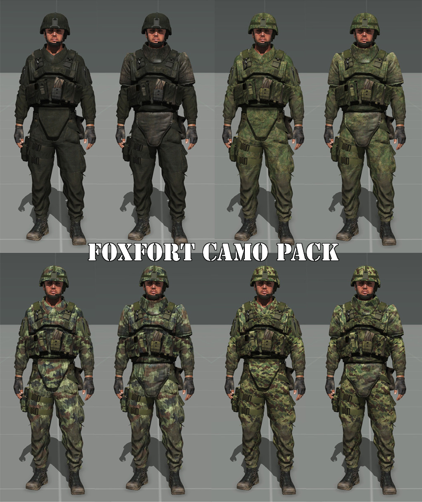 FoxFort Camo Pack addon - ARMA 3 - Mod DB