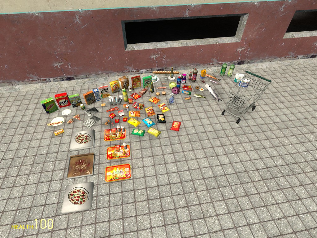 household food items gmod free download
