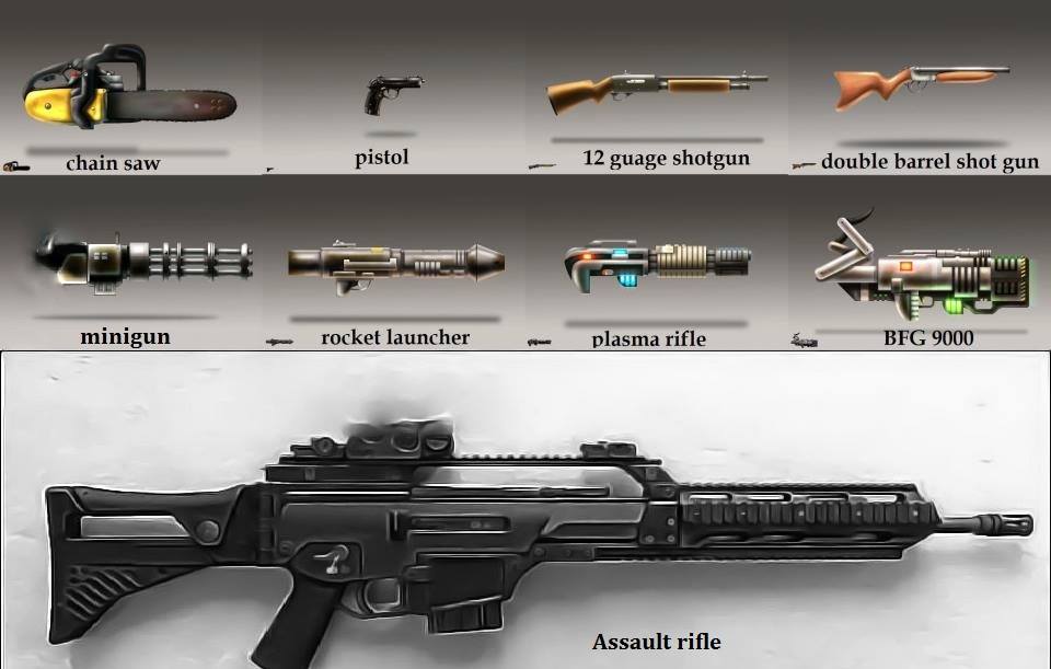 Brutal doom weapon pack