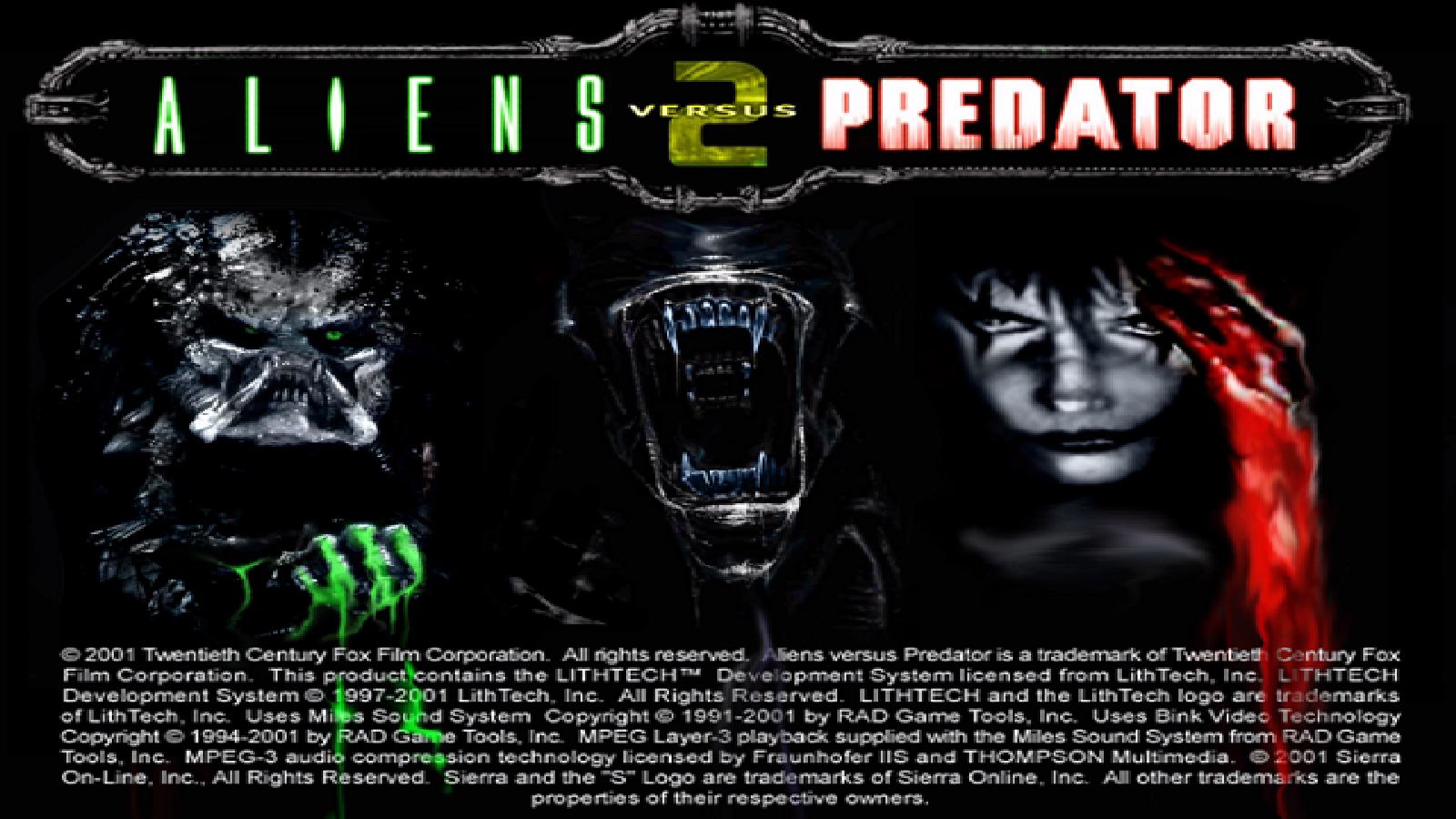 Aliens vs. Predator 2 (Video Game 2001) - IMDb