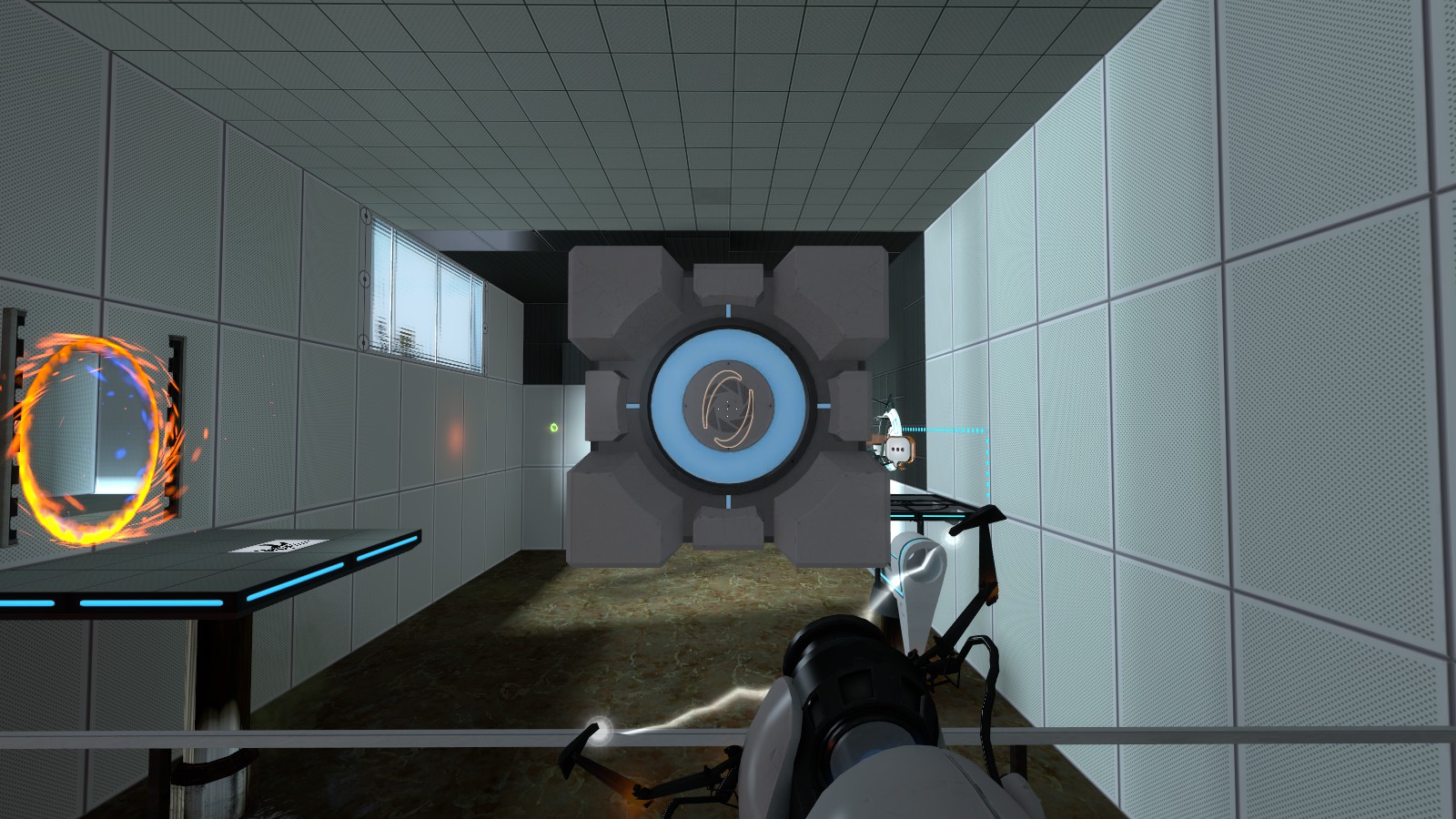 Portal 2 portal gun with hands фото 15