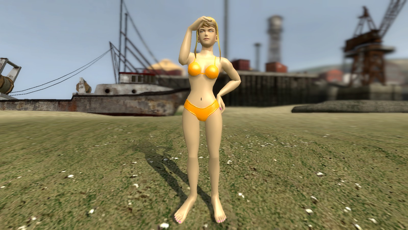 Нюд скин. Half Life 2 Алекс в купальнике. Модельки ВСУ гарис мод. Девушка мода.