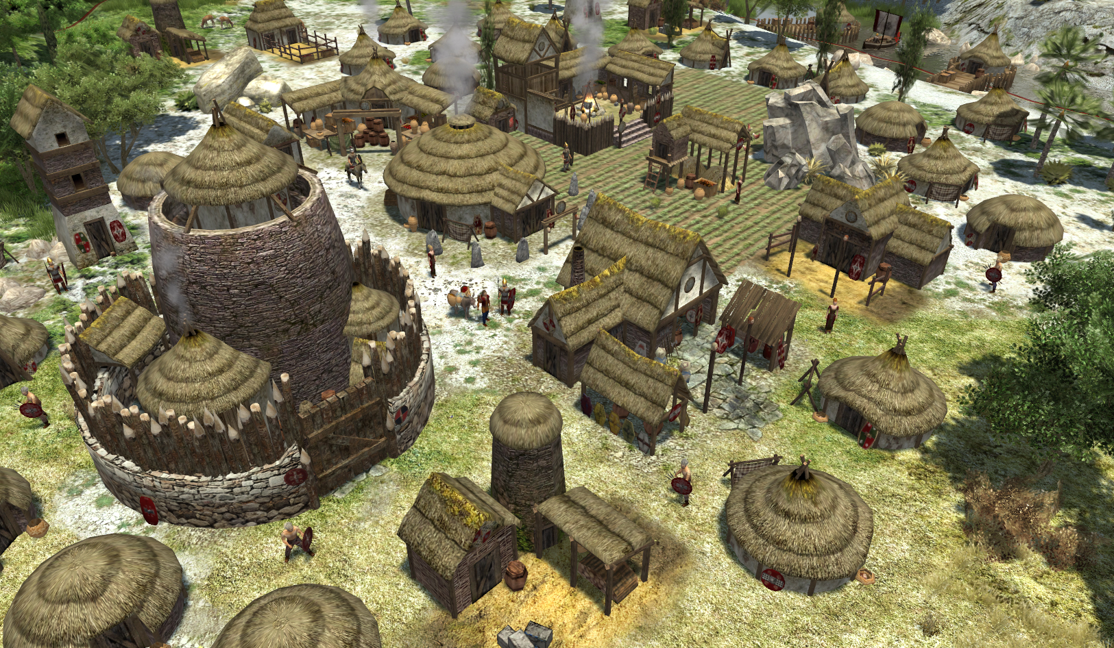 0 ad empires ascendant, brythonic town, image, screenshots, screens, pictur...