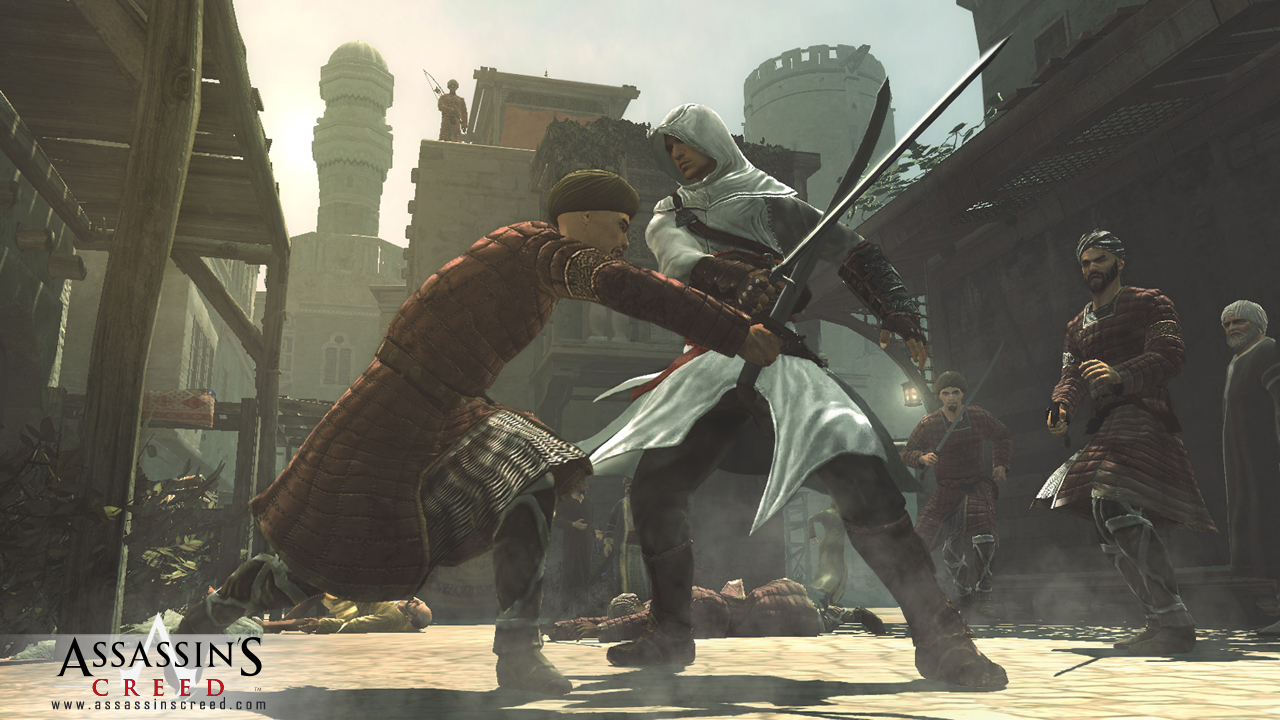 Первые ассасины игра. Assassin's Creed 1. Ассасин Крид 2007 скрины. Assassin’s Creed (игра) 2007. Assassins Creed 1 Альтаир геймплей.