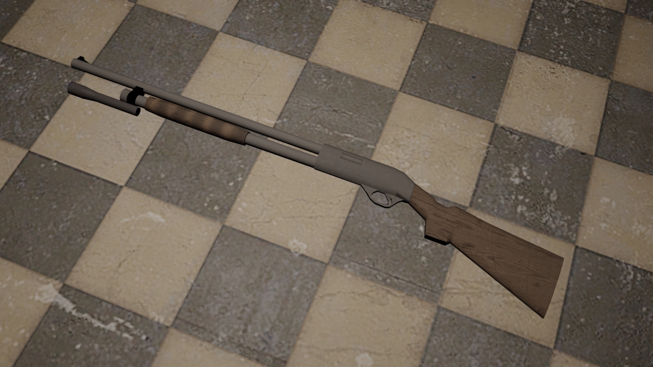 Weapon Spotlight: Pump Action Shotgun image - Left 4 Quake - ModDB