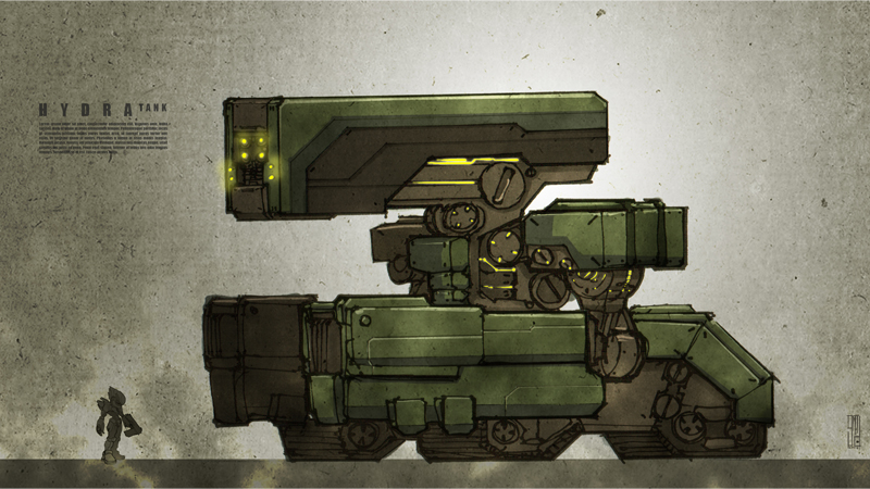 Hydra Tank Concept Art image - A.R.E.S. Extinction Agenda - Mod DB