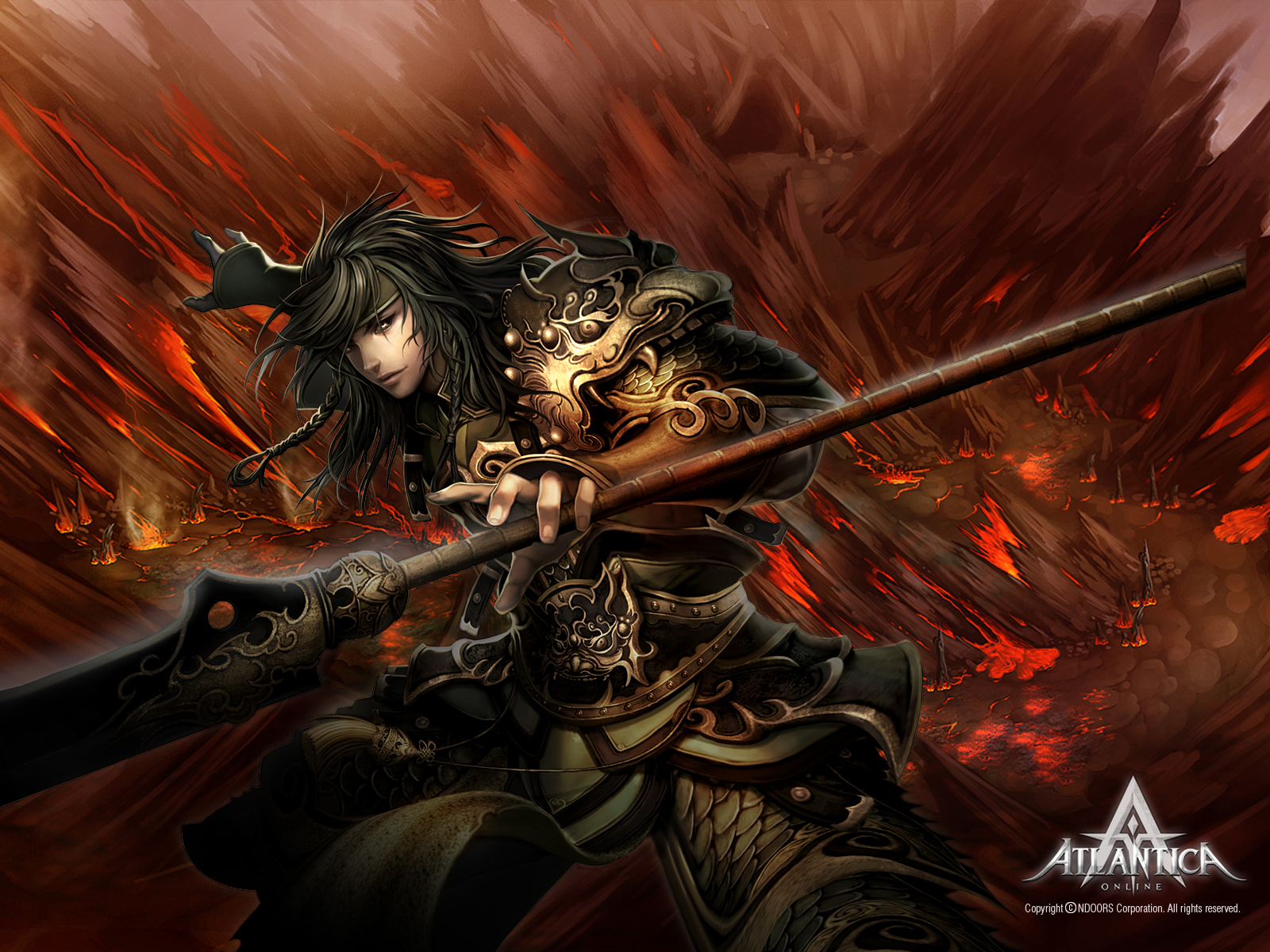 japanese anime warrior wallpaper