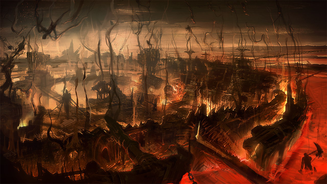 Approaching Dis image - Dante's Inferno.