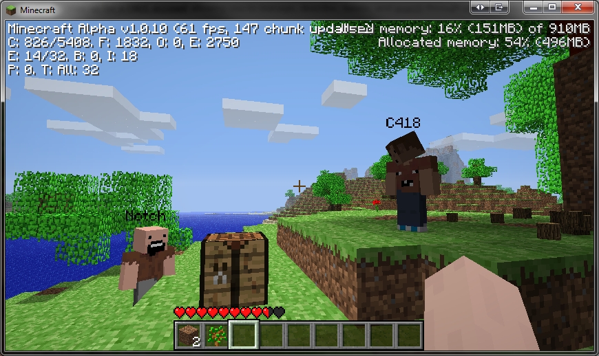 Classic minecraft multiplayer