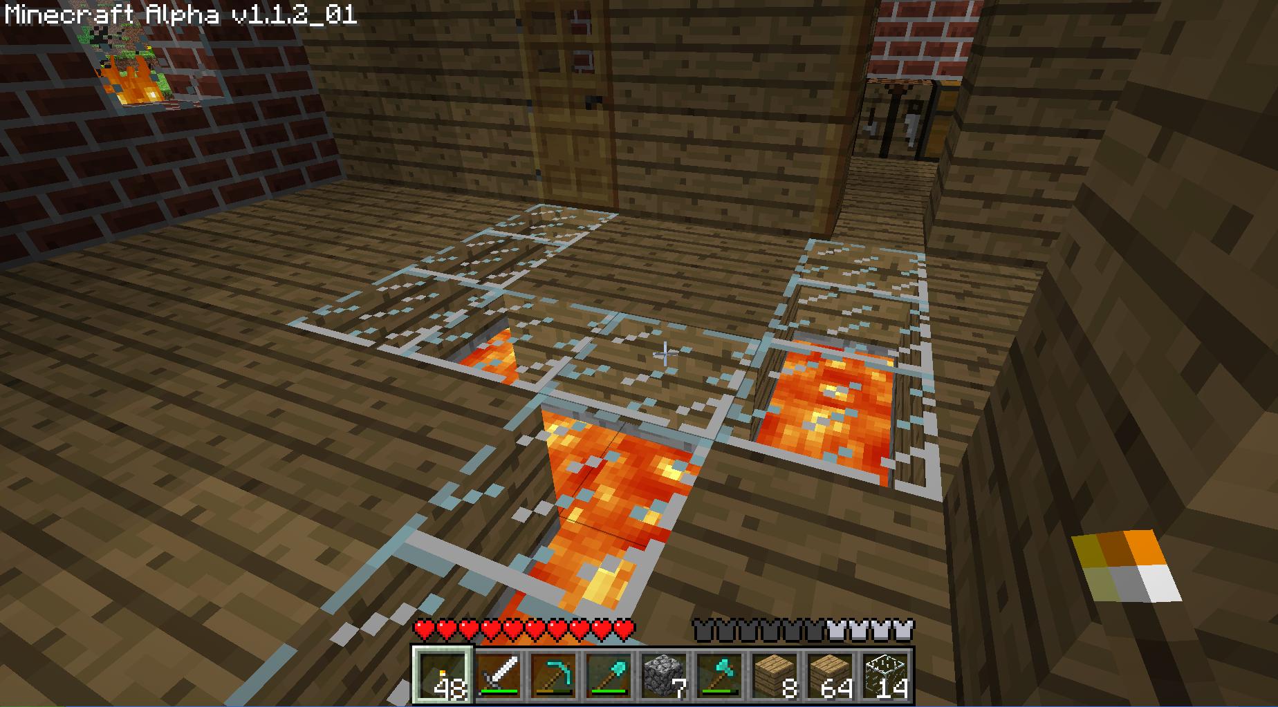 Wooden house with lava image - Minecraft - Mod DB