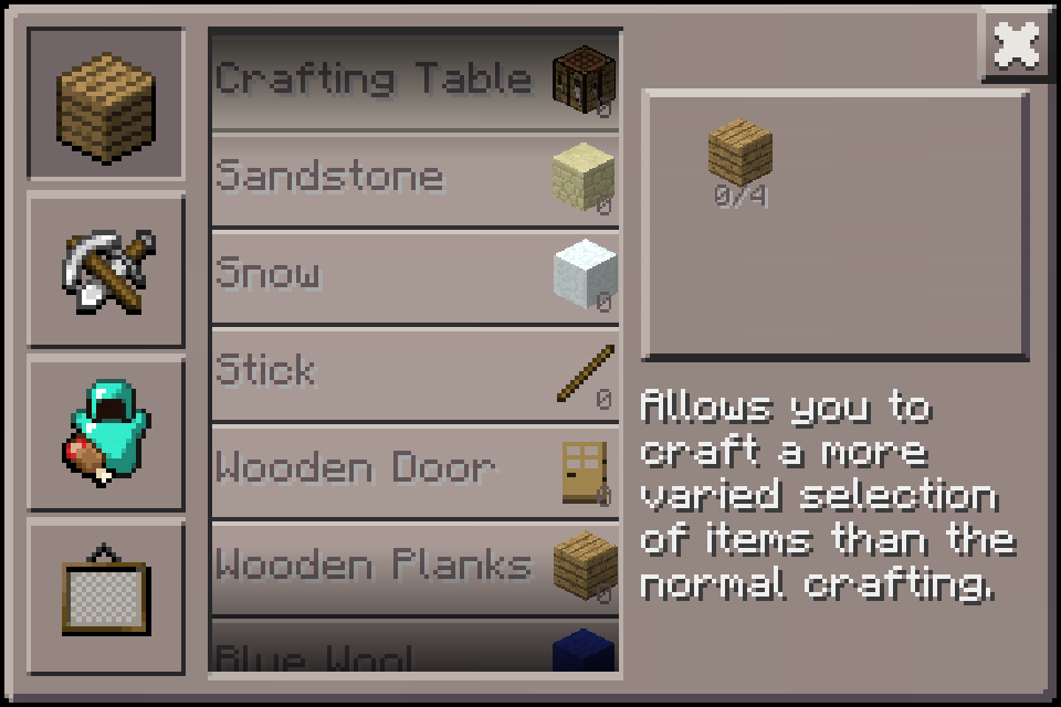 Minecraft – Pocket Edition Now with Crafting! news - Mod DB