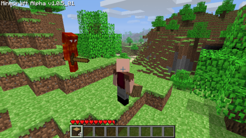 Minecraft Alpha, Classic, Survival Test versions