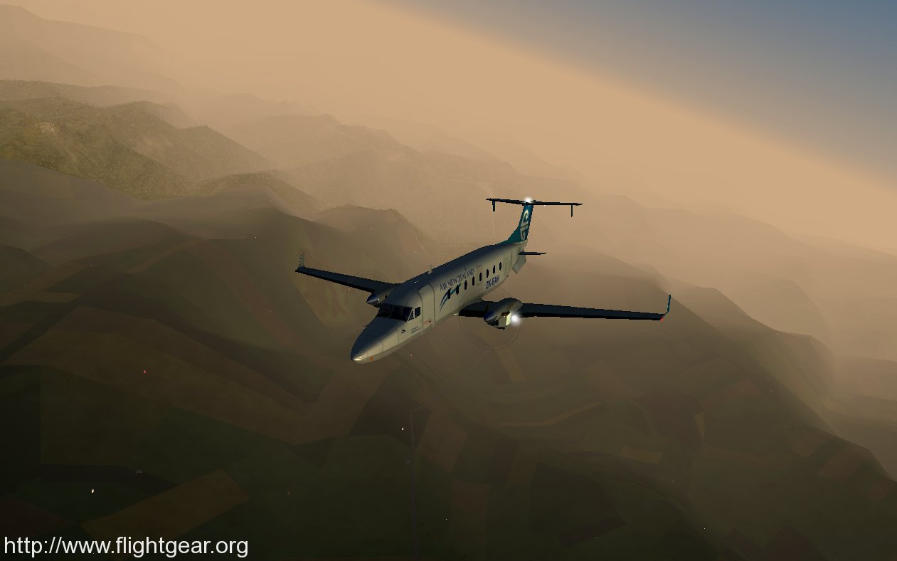 flightgear scenery map