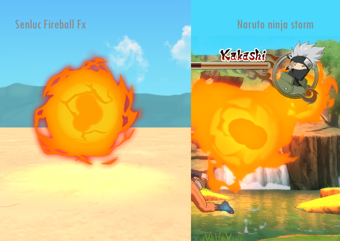 Fire Element : Fireball jutsu image - Naruto Shadow 