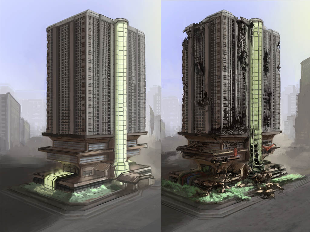 Skyscraper concept design | CGTrader