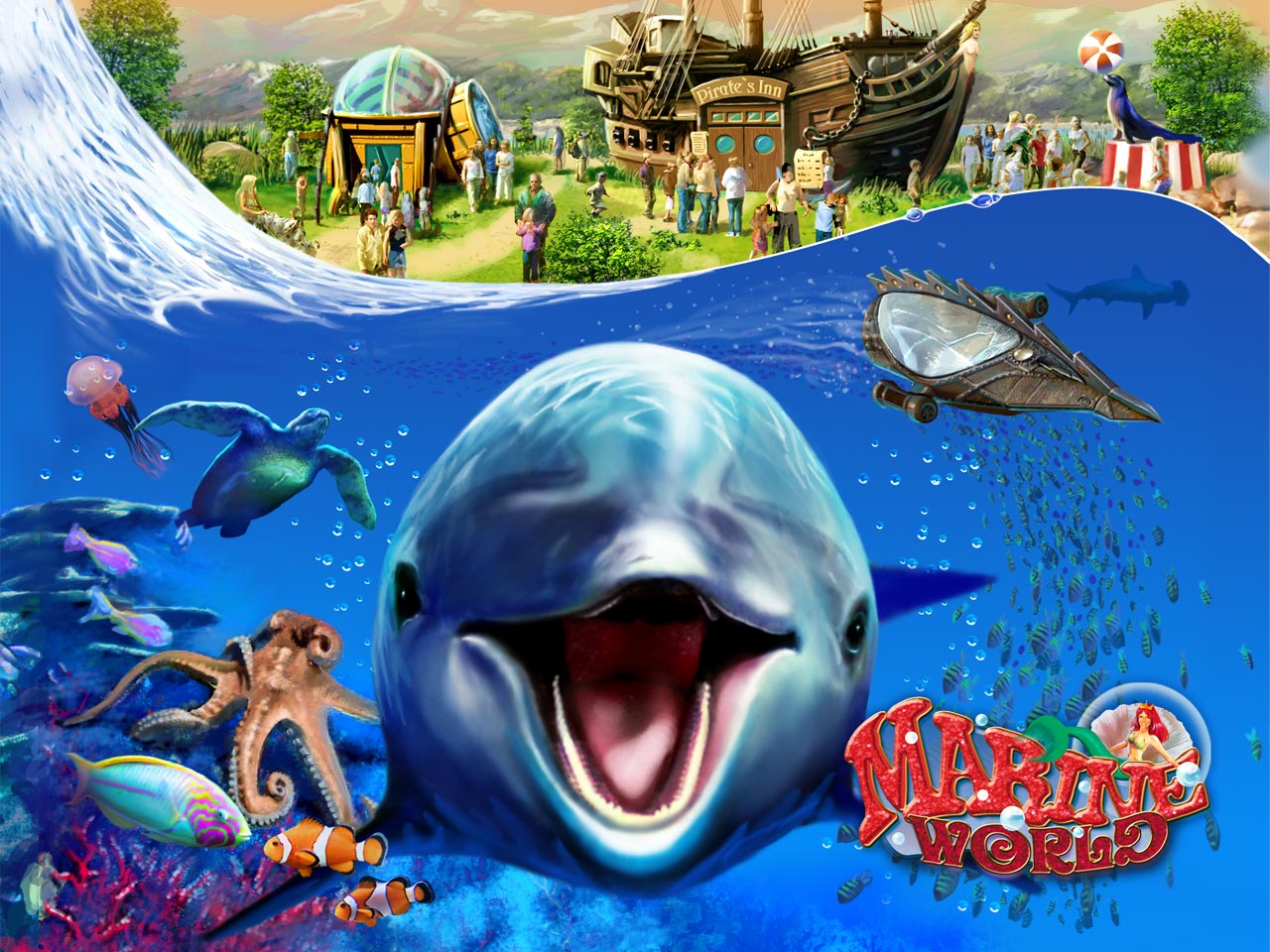 Marine's world. Wildlife Park 2 Marine World. Wildlife Park 2 морские приключения. Дельфин игра для малышей. Wildlife игра обои.