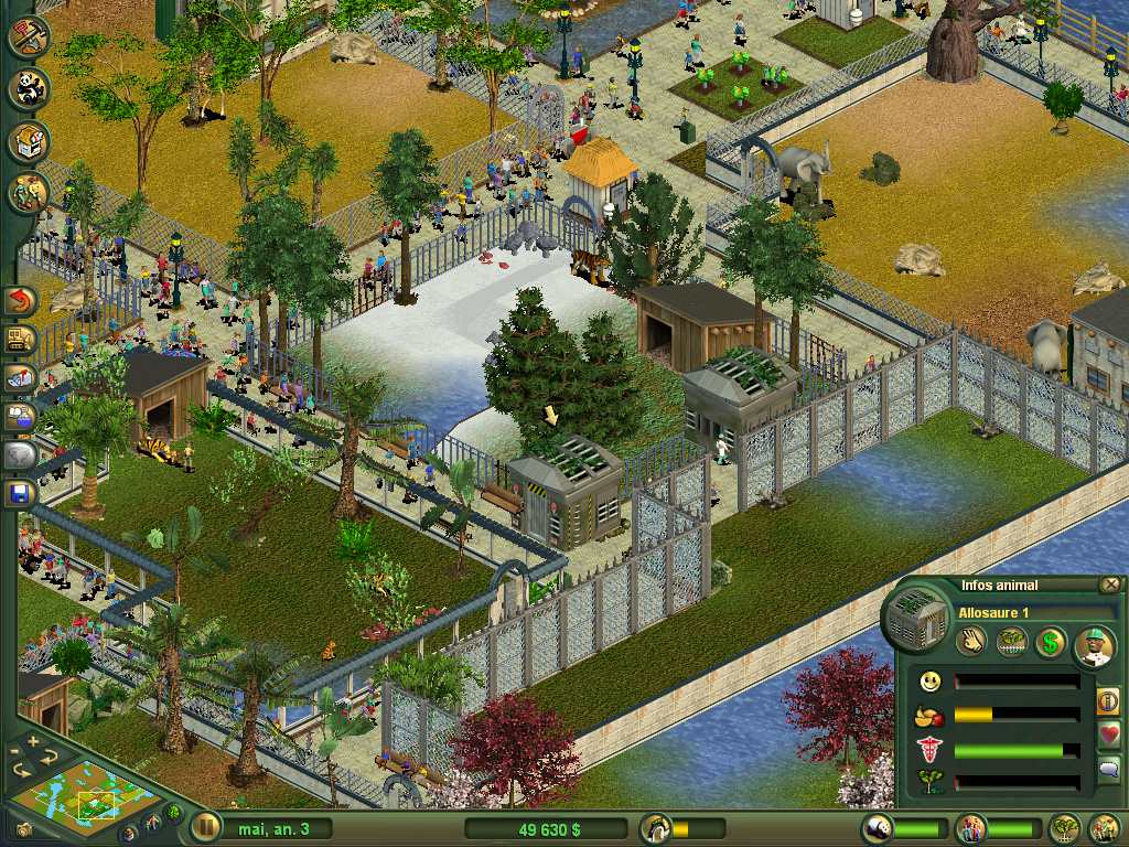 zoo tycoon 3 one animal in an exhibit